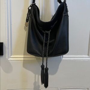 Lucky Brand Black Leather Shoulder Bag